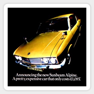 SUNBEAM ALPINE - advert Sticker